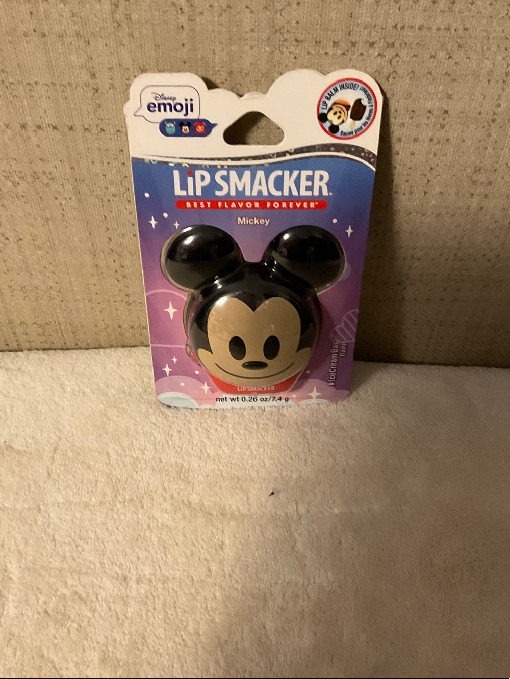 Disney Emoji Mickey Lip Balm - Black